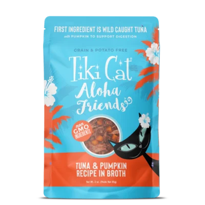 TIKI CAT ALOHA FRIENDS Tuna & Pumpkin Pouch 3oz - Budpants