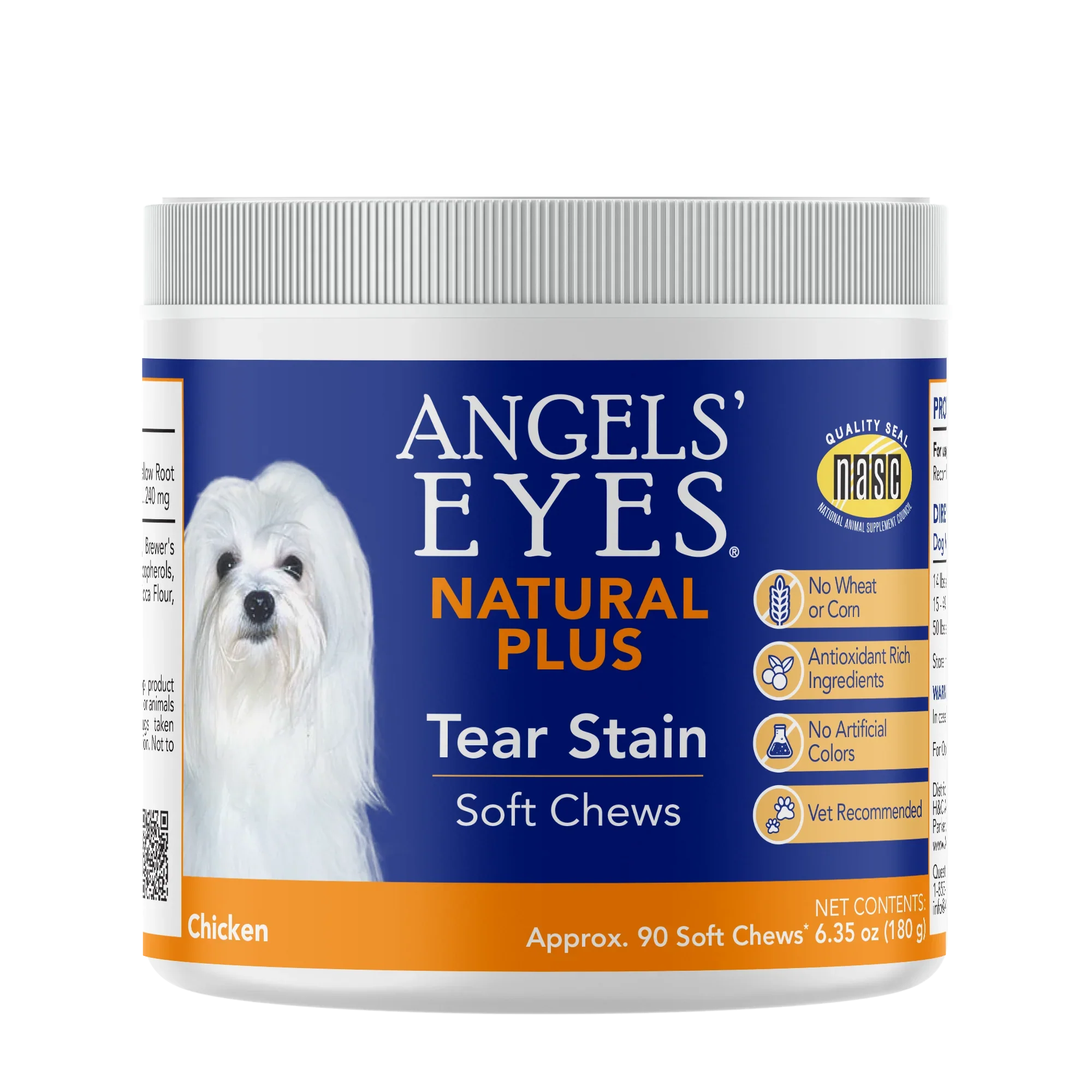 ANGELS EYES CHICKEN SOFT CHEWS FOR TEAR STAINS 90ct - Budpants