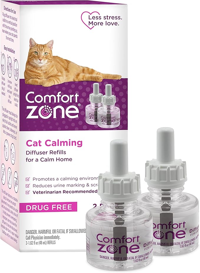 COMFORT ZONE Cat & Kitten Calming Diffuser and Refill 2pks - Budpants