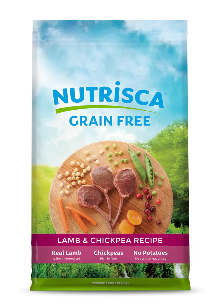 NUTRISCA Grain Free Lamb and Chickpea Recipe Dry Dog Food - Budpants