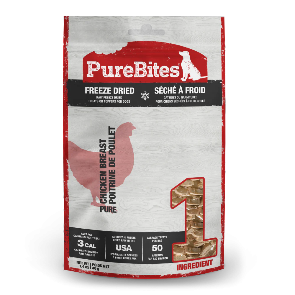 PureBites Freeze Dried Chicken Breast Dog Treats - Budpants