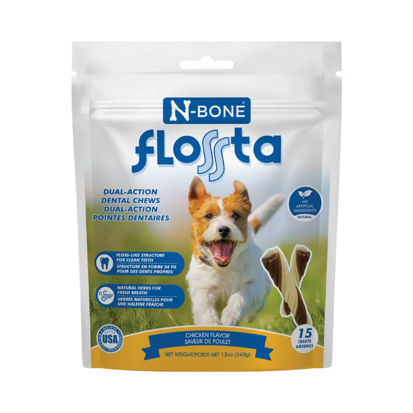 N-BONE FLOSSta CHICKEN CHEWS for dogs - Budpants