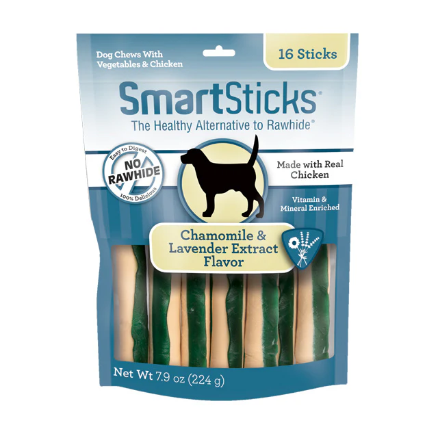 SmartBones Smart Sticks Chamomile and Lavender Extract Flavor Chews Dog Chews - Budpants