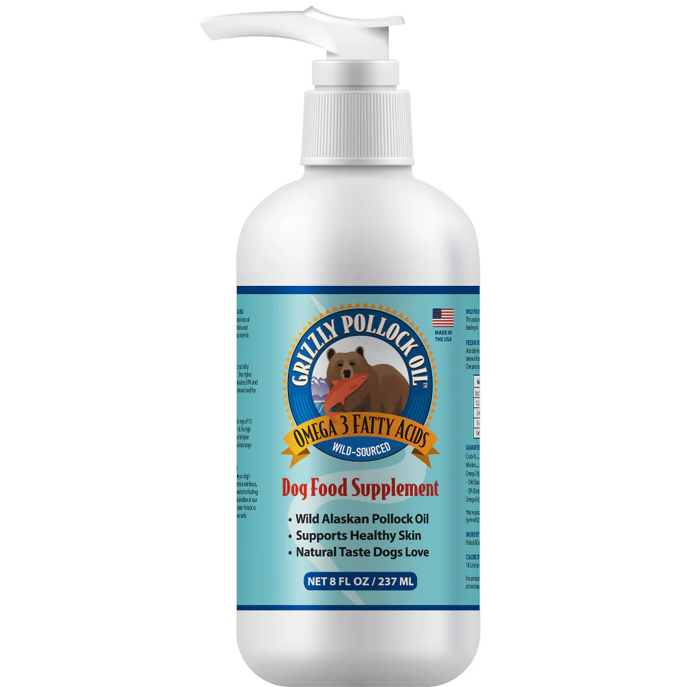 Grizzly Pollock Oil for Dogs - Budpants