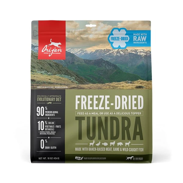 ORIJEN Grain Free Tundra Adult Freeze Dried Dog Food - Budpants