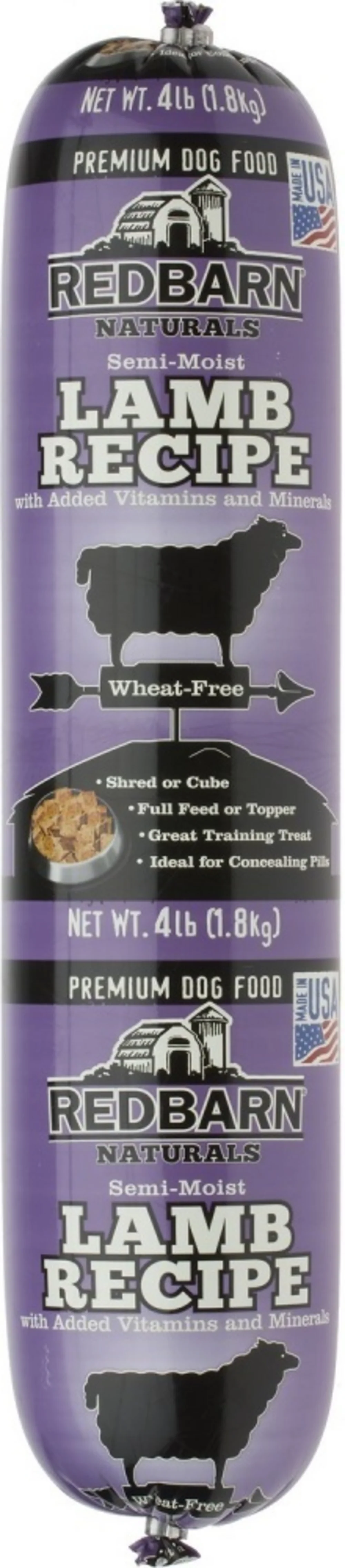 Redbarn Lamb Dog Food Roll - Budpants