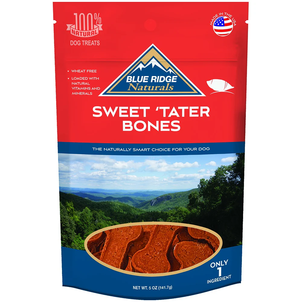 Blue Ridge Naturals Sweet 'Tater Bones Dog Treats - Budpants