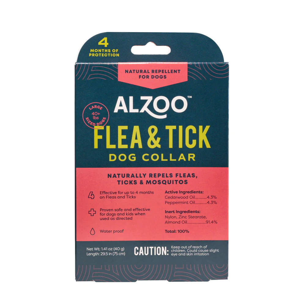 Alzoo Natural F&T Collar for Dogs - Budpants
