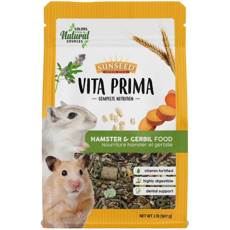 VITA PRIMA HAMSTER & GERBIL FOOD 2LB - Budpants
