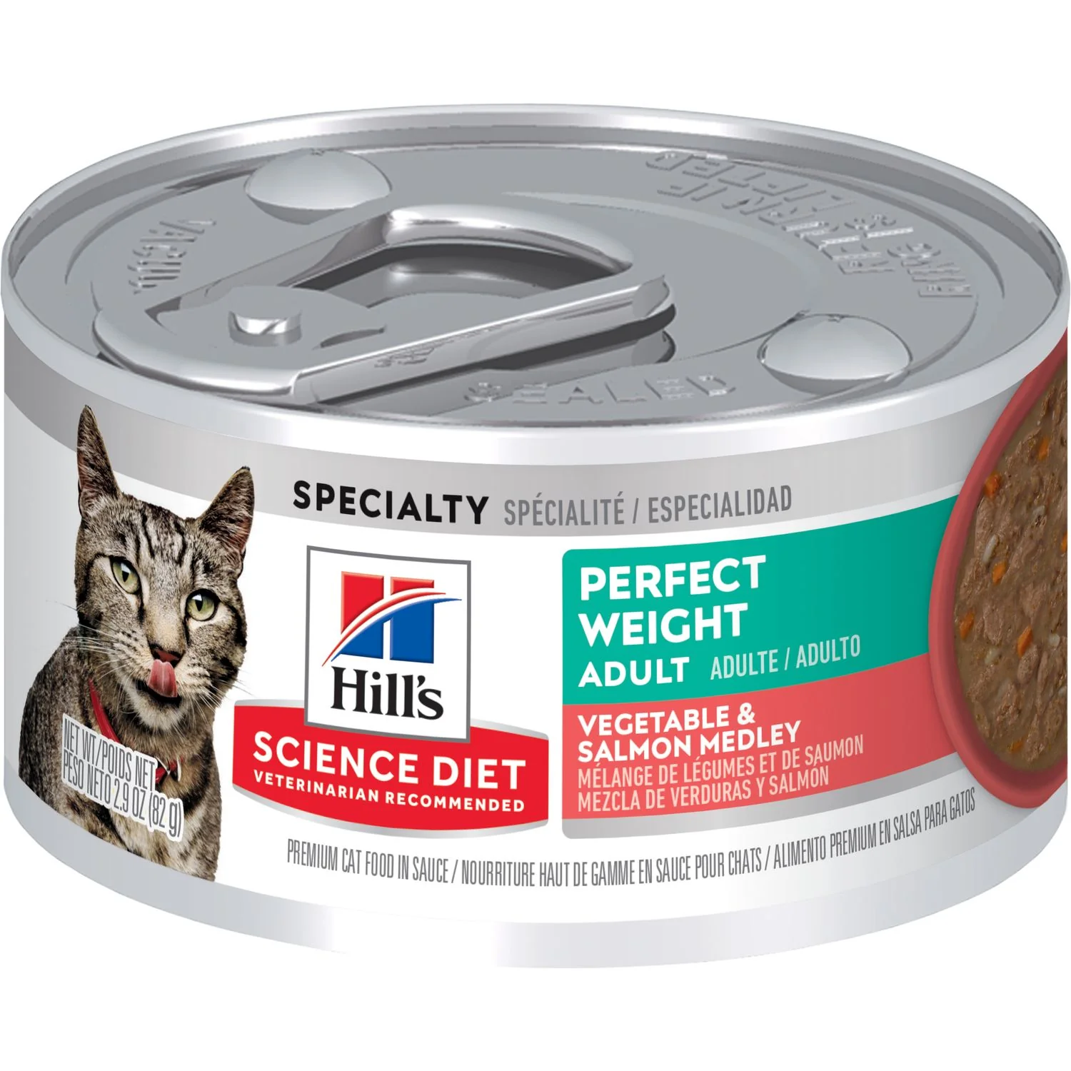 Science Diet Adult Perfect Weight Roasted Vegetable & Chicken Medley Cat Food - Budpants