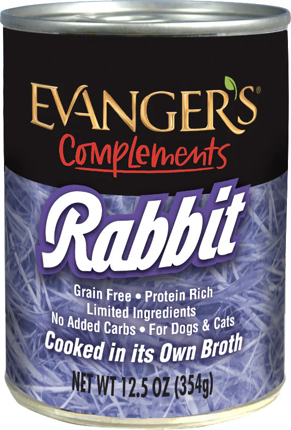 Evangers Grain Free Rabbit  Canned Dog and Cat Food - Budpants