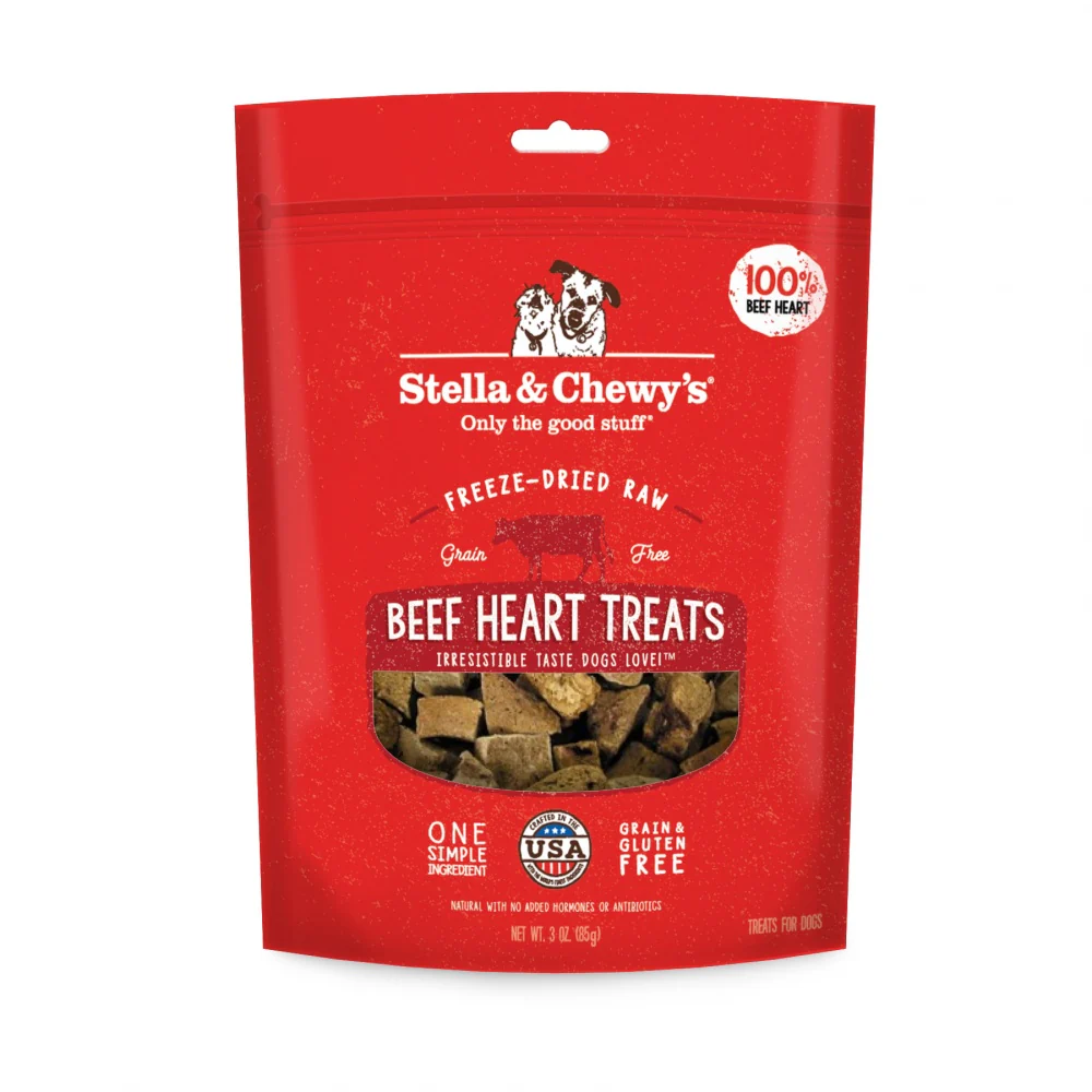 Stella & Chewy's Freeze-Dried Raw Beef Heart Dog Treats - Budpants