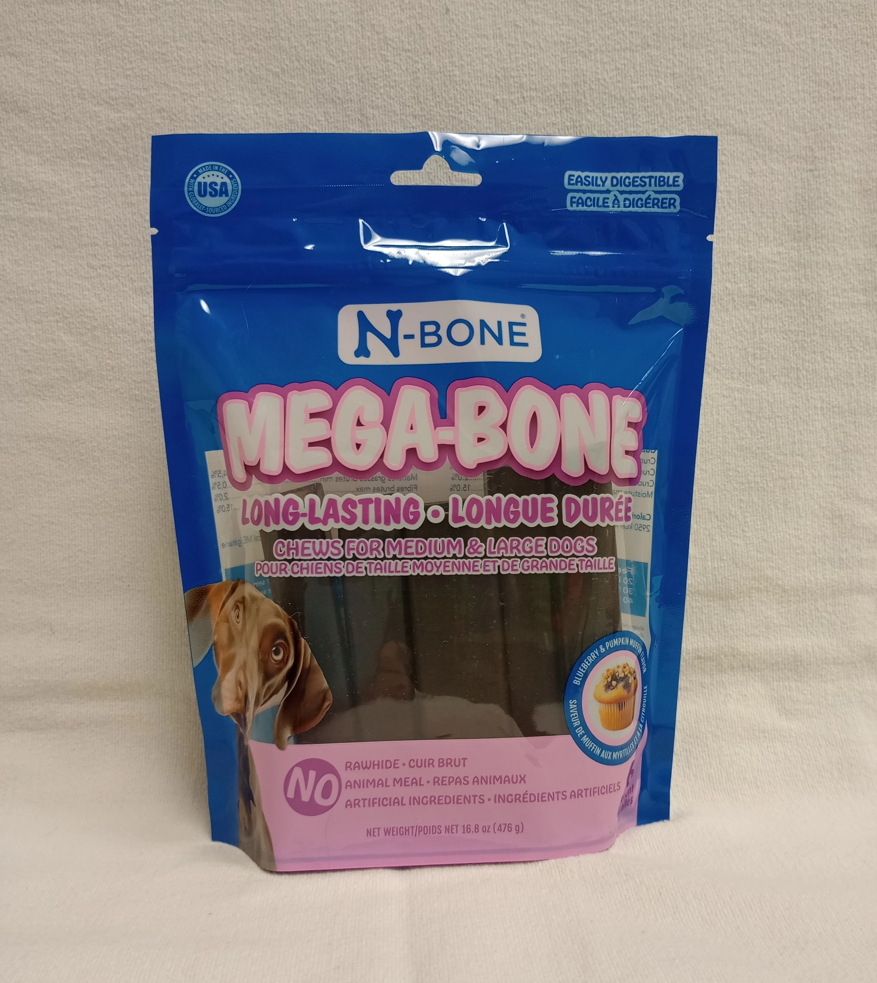 N-Bone Mega-Bone long lasting dogs chews for Medium to Large breed dogs - Budpants