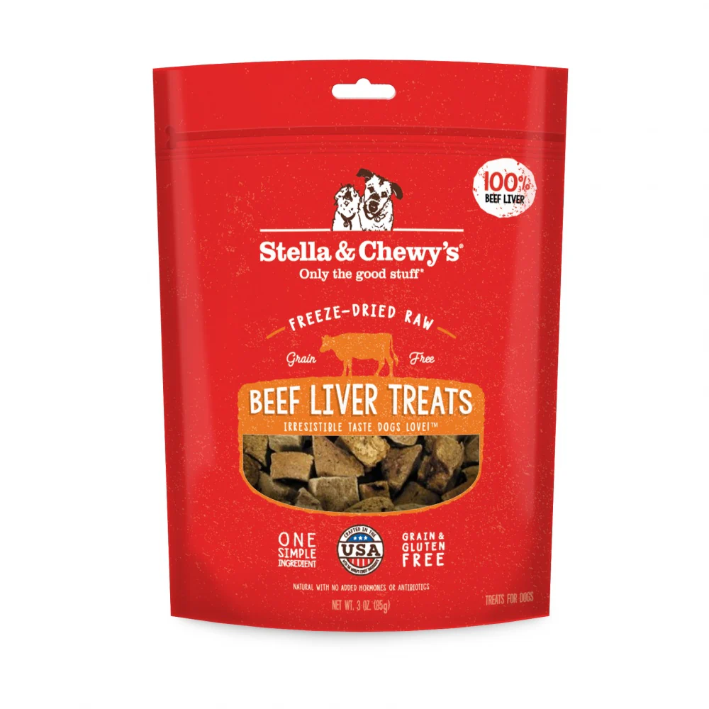 Stella & Chewy's Freeze-Dried Raw Beef Liver Dog Treats - Budpants