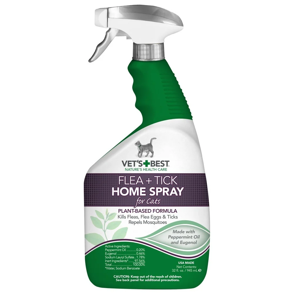 Vet's Best Flea and Tick Home Spray for Cats - Budpants