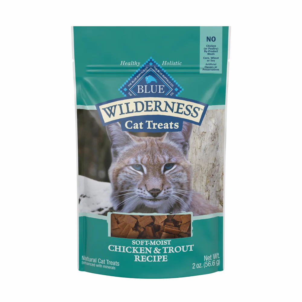 Blue Buffalo Wilderness Grain Free Chicken and Trout Cat Treats - Budpants