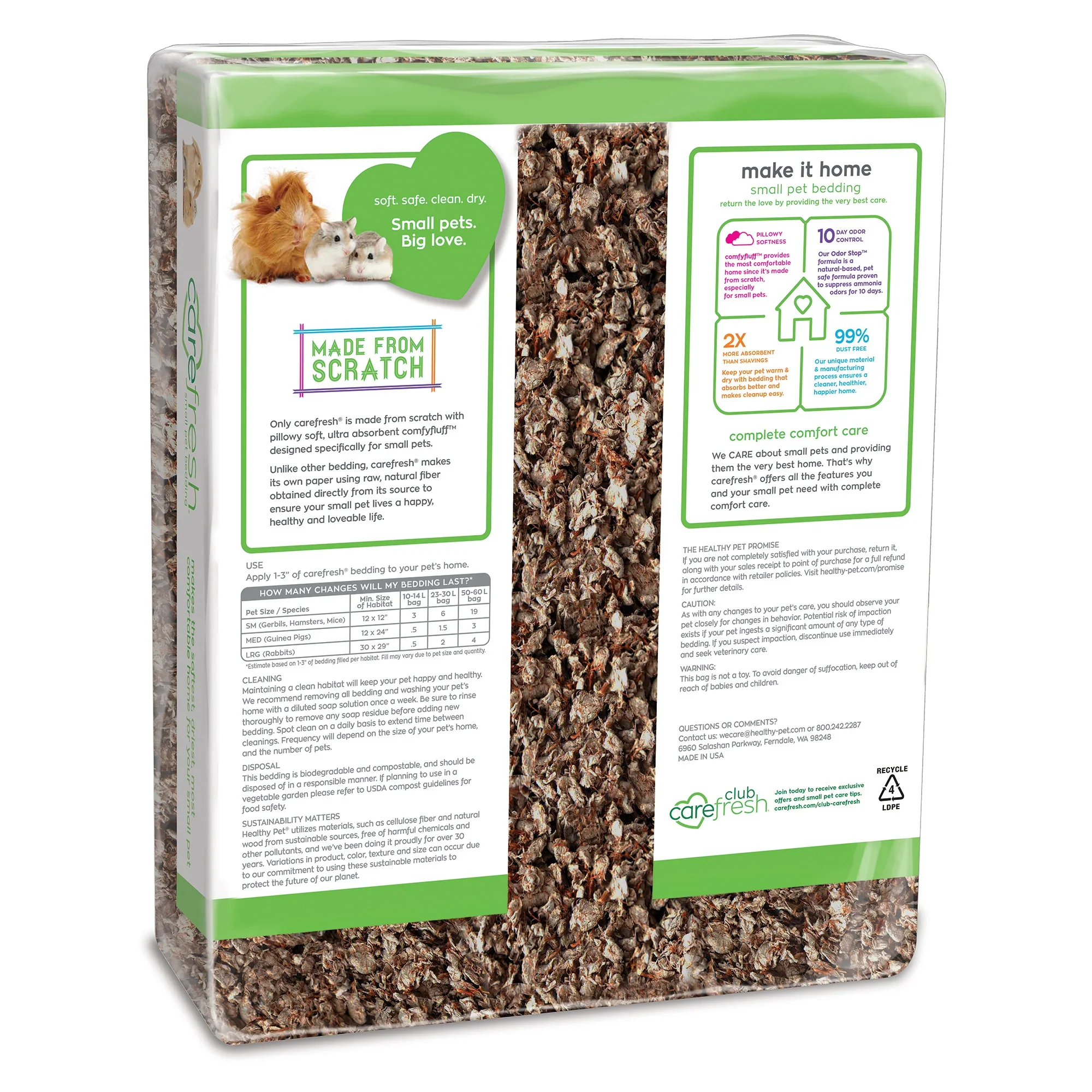 CAREFRESH BIO LITTER Natural - Budpants
