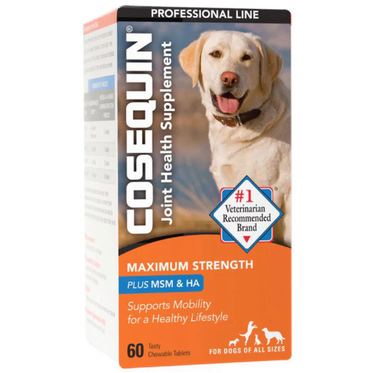 COSEQUIN Maximum Strength Plus MSM & HA Chewable Tablets 60ct - Budpants