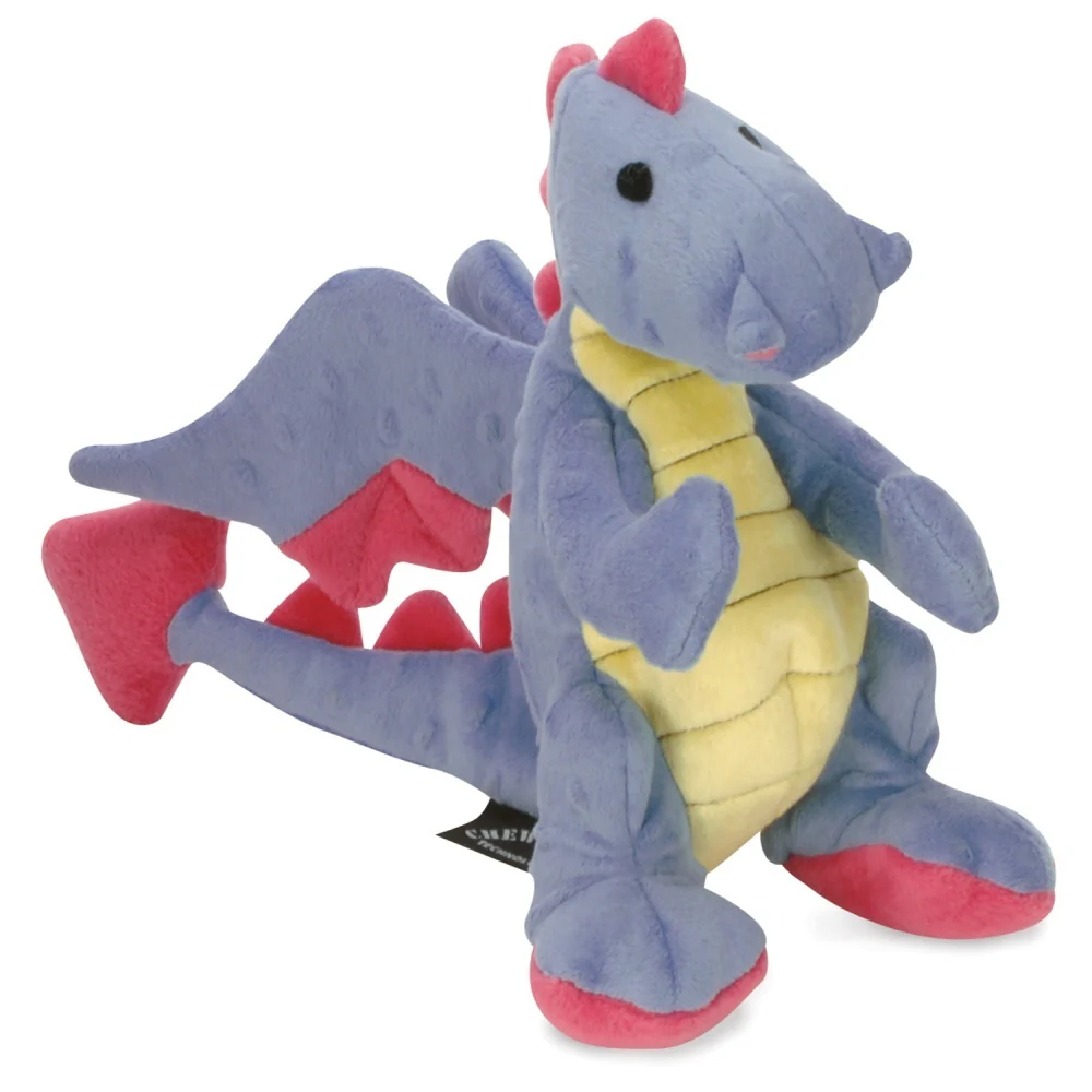 Go Dog Periwinkle Dragon with Chew Guard Technology Dog Chew Toy - Budpants