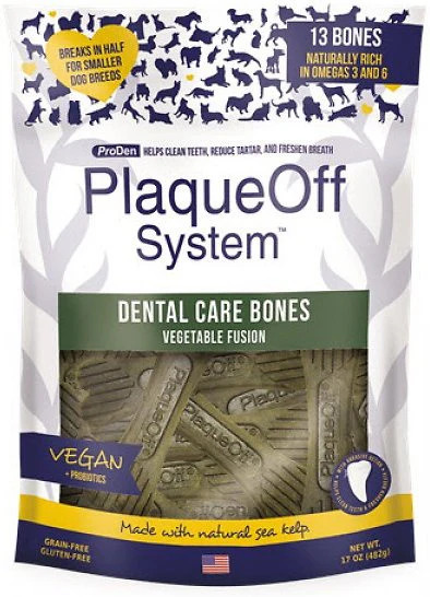 Proden PlaqueOff Dental Vegetable Fusion Dog Bones - Budpants