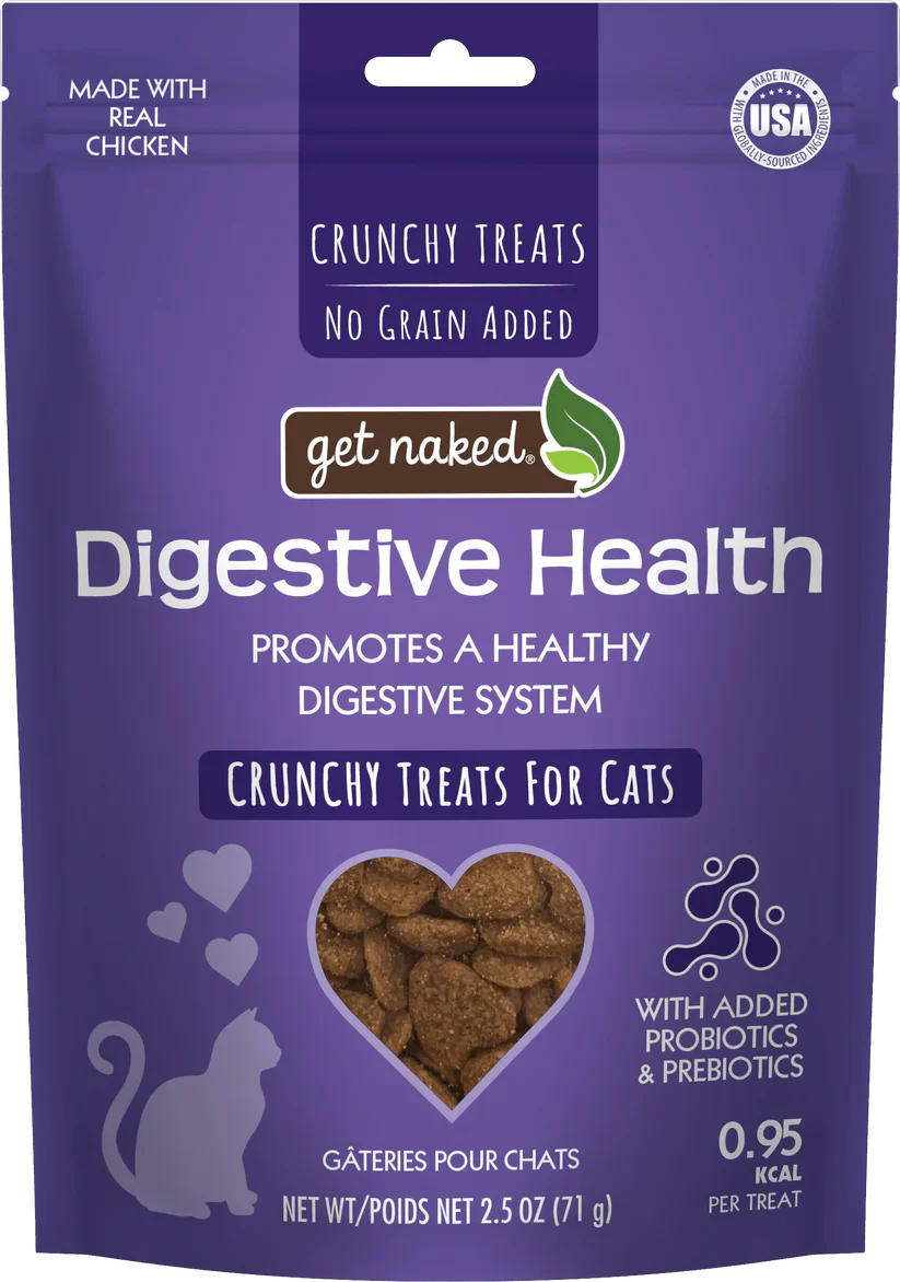 Get Naked Digestive Health Functional Crunchy Treats for Cats. Chicken flavor - Budpants