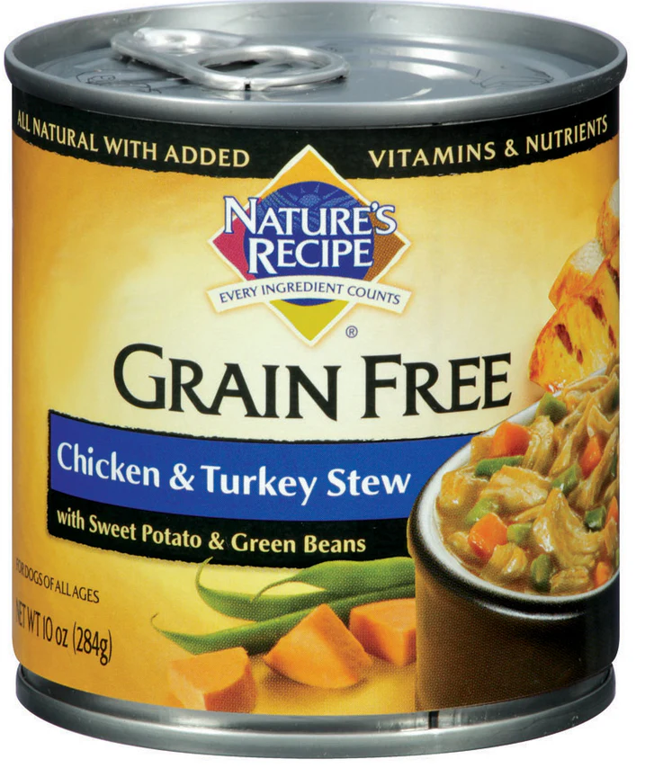 Nature's Recipe Grain Free Chicken and Turkey Stew Canned Dog Food - Budpants