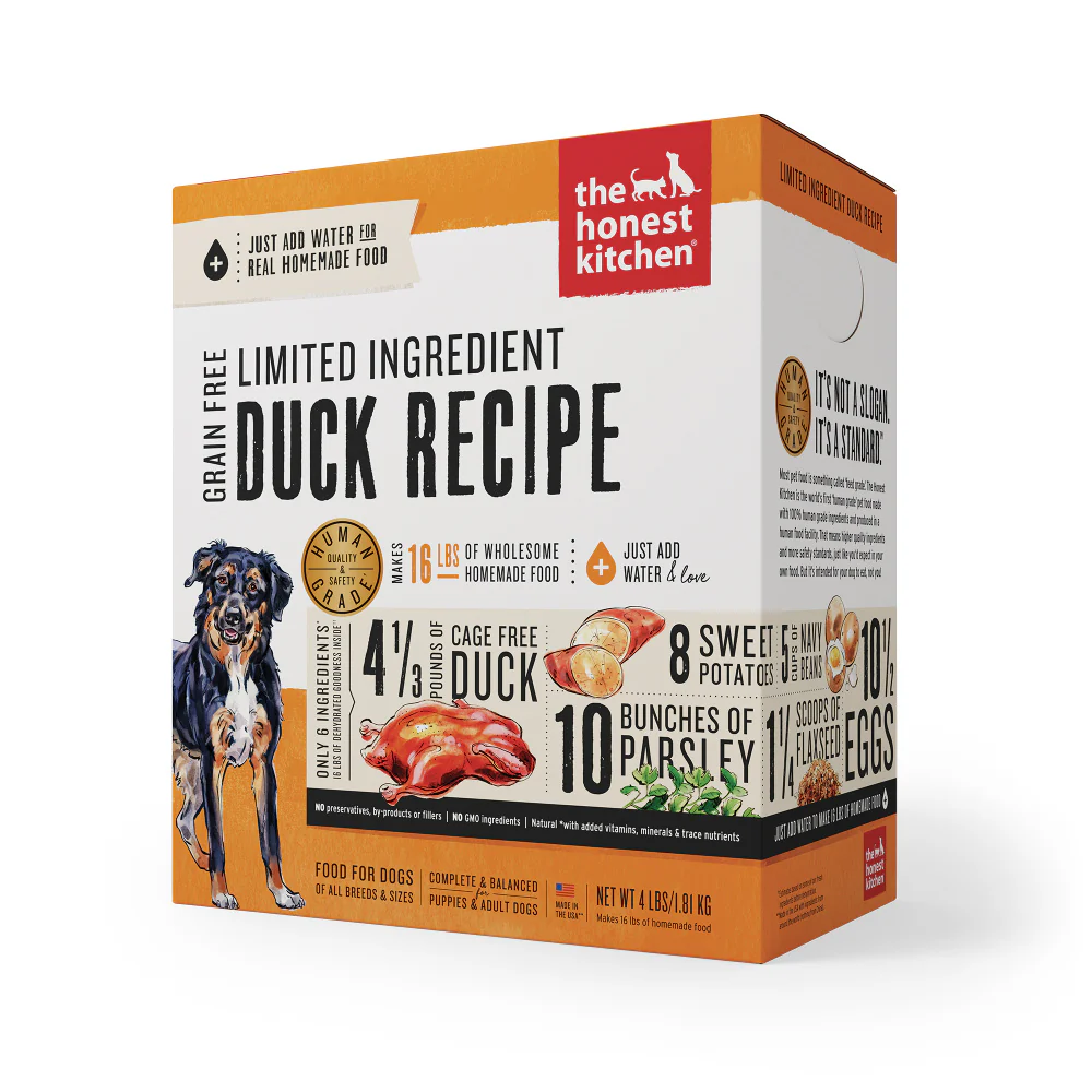 The Honest Kitchen Limited Ingredient Duck Recipe Dehydrated Dog Food - Budpants