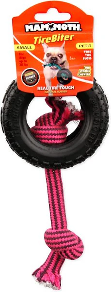MAMMOTH TIREBITER II  with rope tug toy for dogs - Budpants
