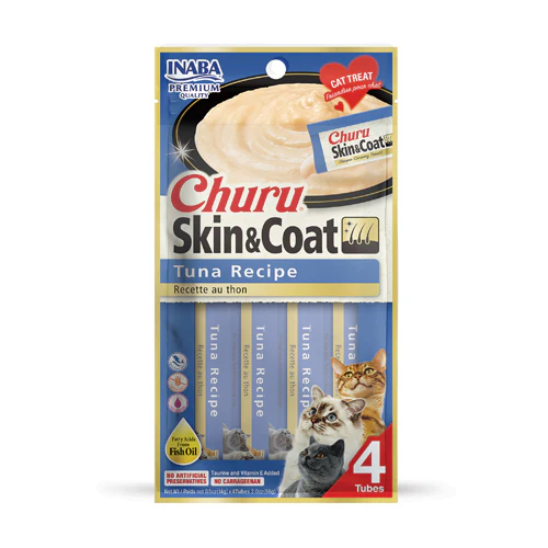 CHURU Skin & Coat Tuna Recipe Lickable Cat treats - Budpants