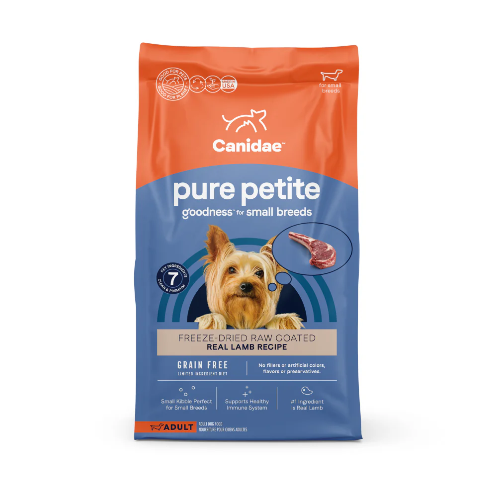 Canidae PURE Petite Small Breed Lamb Recipe Raw Coated Dry Dog Food - Budpants
