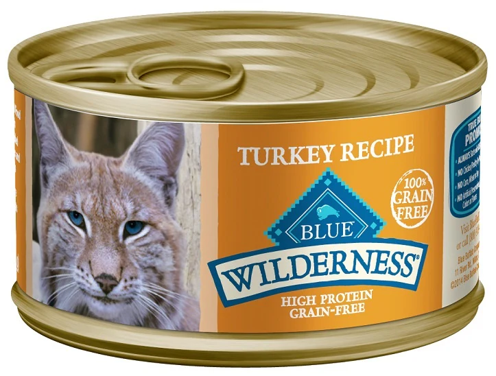Blue Buffalo Wilderness Turkey Recipe Canned Cat Food - Budpants