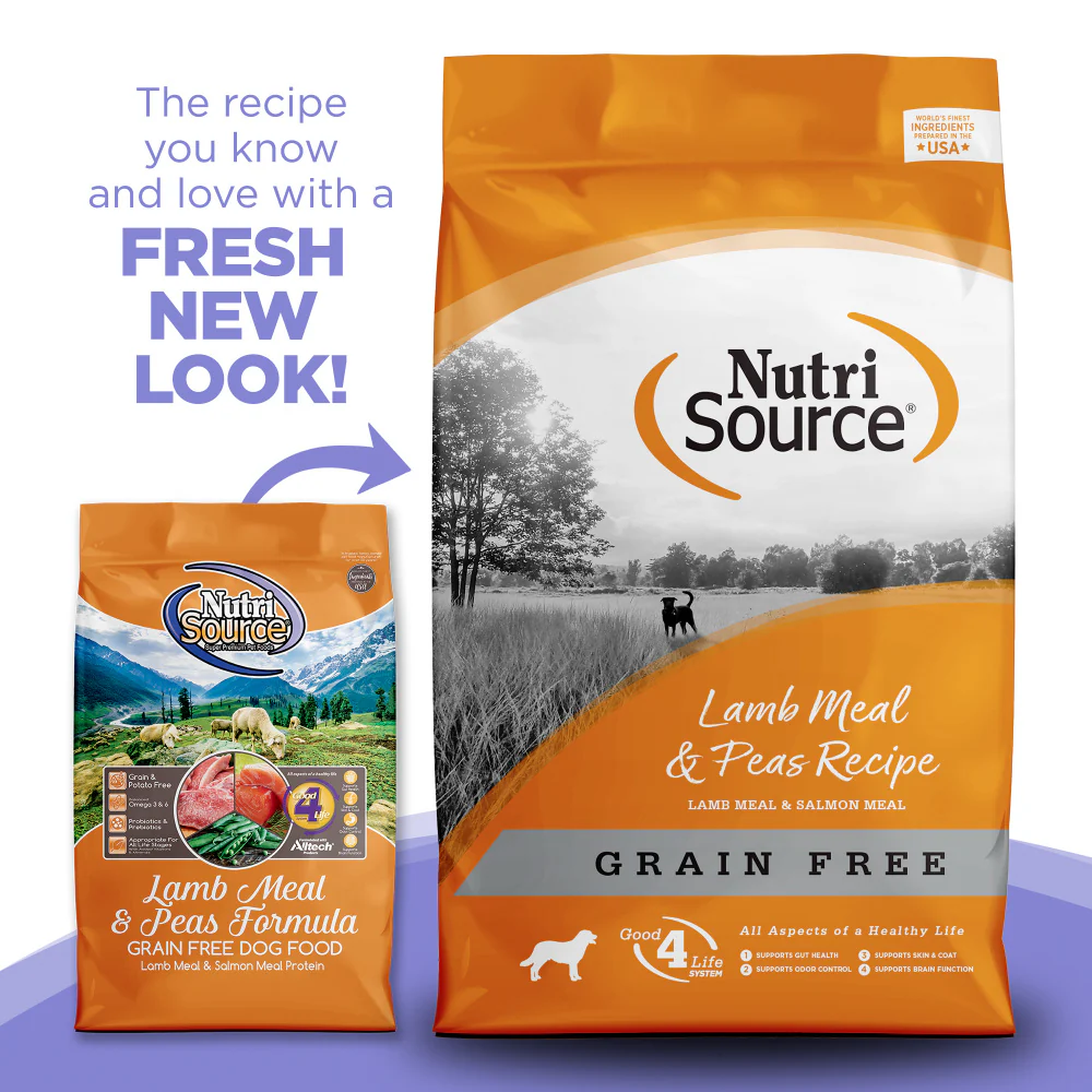 NutriSource Lamb Meal & Peas Formula Grain Free Dry Dog Food - Budpants