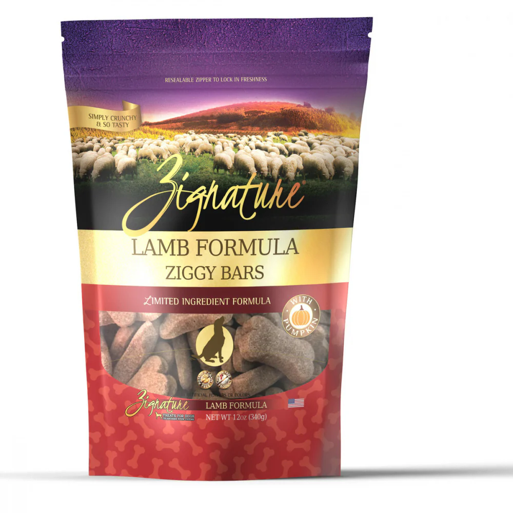 Zignature Zssential Ziggy Bars Lamb Formula Dog Treats - Budpants