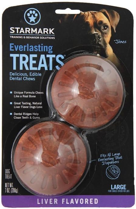 STARMARK Everlasting Original Domed Treats Liver flavor 2pk - Budpants