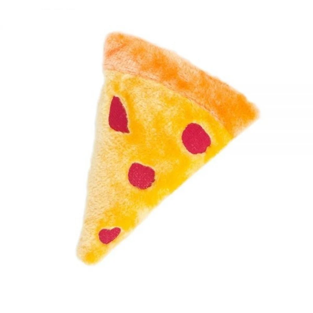 ZippyPaws Squeakie Emojiz Pizza Slice Plush Dog Toy - Budpants
