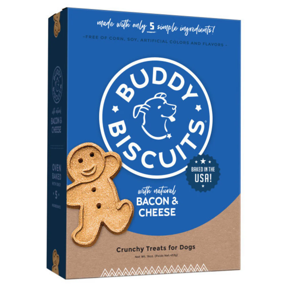 Buddy Biscuits Crunchy Bacon & Cheese Dog Treats - Budpants