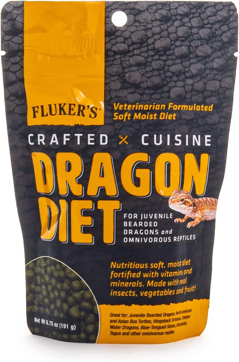 Fluker's Crafted Cuisine Semi Moist Diet - Juvenile Dragon 6.75oz - Budpants
