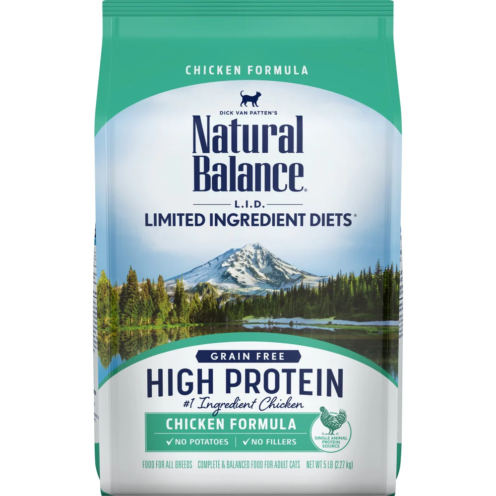 Natural Balance L.I.D. Limited Ingredient Diets High Protein Chicken Recipe Dry Cat Food - Budpants
