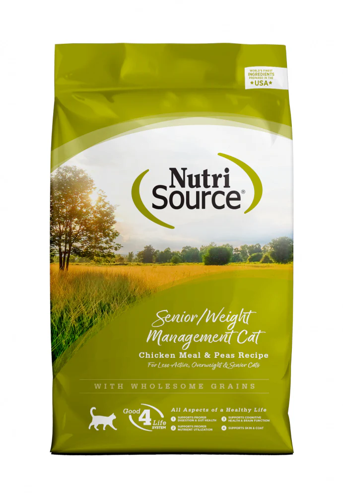 NutriSource Senior Weight Management Chicken & Rice Dry Cat Food - Budpants