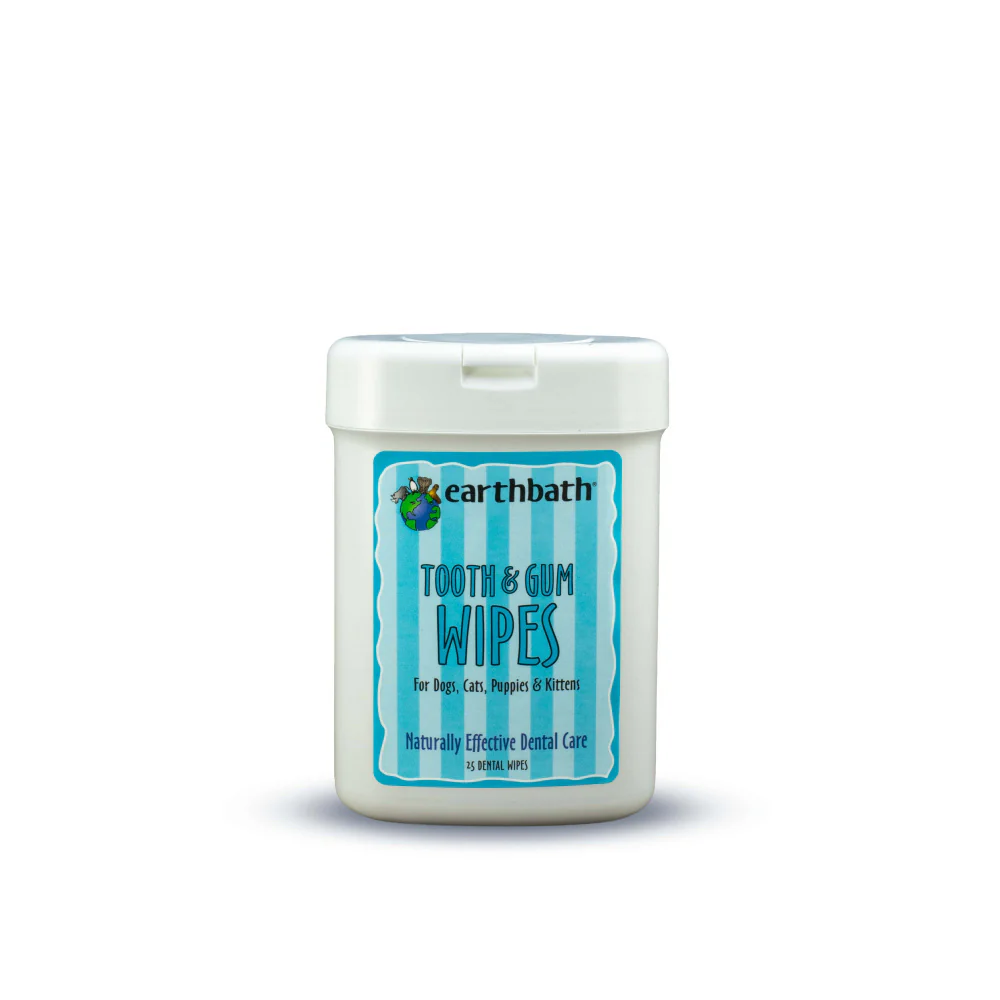 Earthbath Tooth and Gum Wipes for Dogs and Cats - Budpants