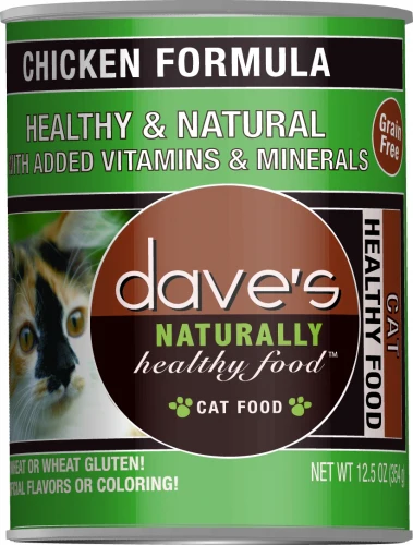 Dave's Naturally Healthy Chicken Formula Canned Cat Food - Budpants
