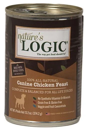 Nature's Logic Canine Grain Free Chicken Feast Canned Dog Food - Budpants