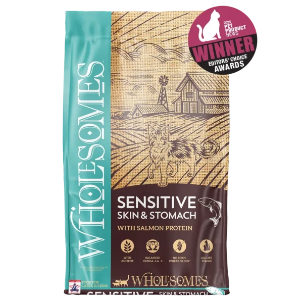 WHOLESOME CAT SALMON & RICE 10-lb - Budpants