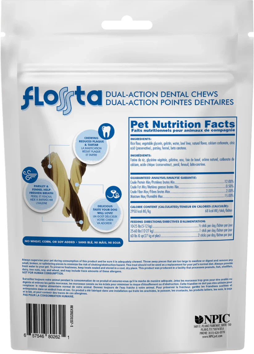 N-BONE FLOSSta BEEF LIVER CHEWS for dogs - Budpants