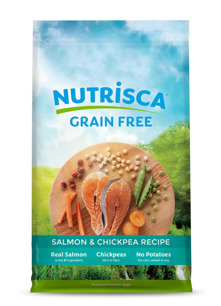 NUTRISCA Grain Free Salmon and Chickpea Dry Dog Food - Budpants
