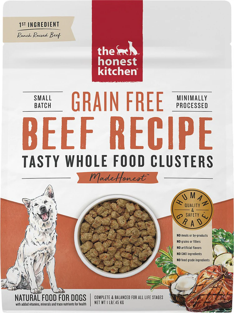 The Honest Kitchen Grain Free Beef Recipe Whole Food Clusters Dry Dog Food - Budpants