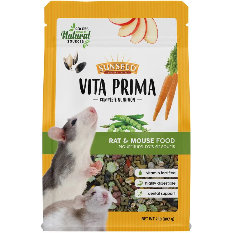VITA PRIMA RAT & MOUSE FOOD 2LB - Budpants