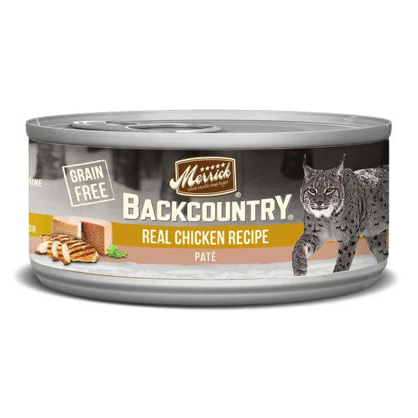 Merrick Backcountry Grain Free Chicken Pate Canned Cat Food - Budpants