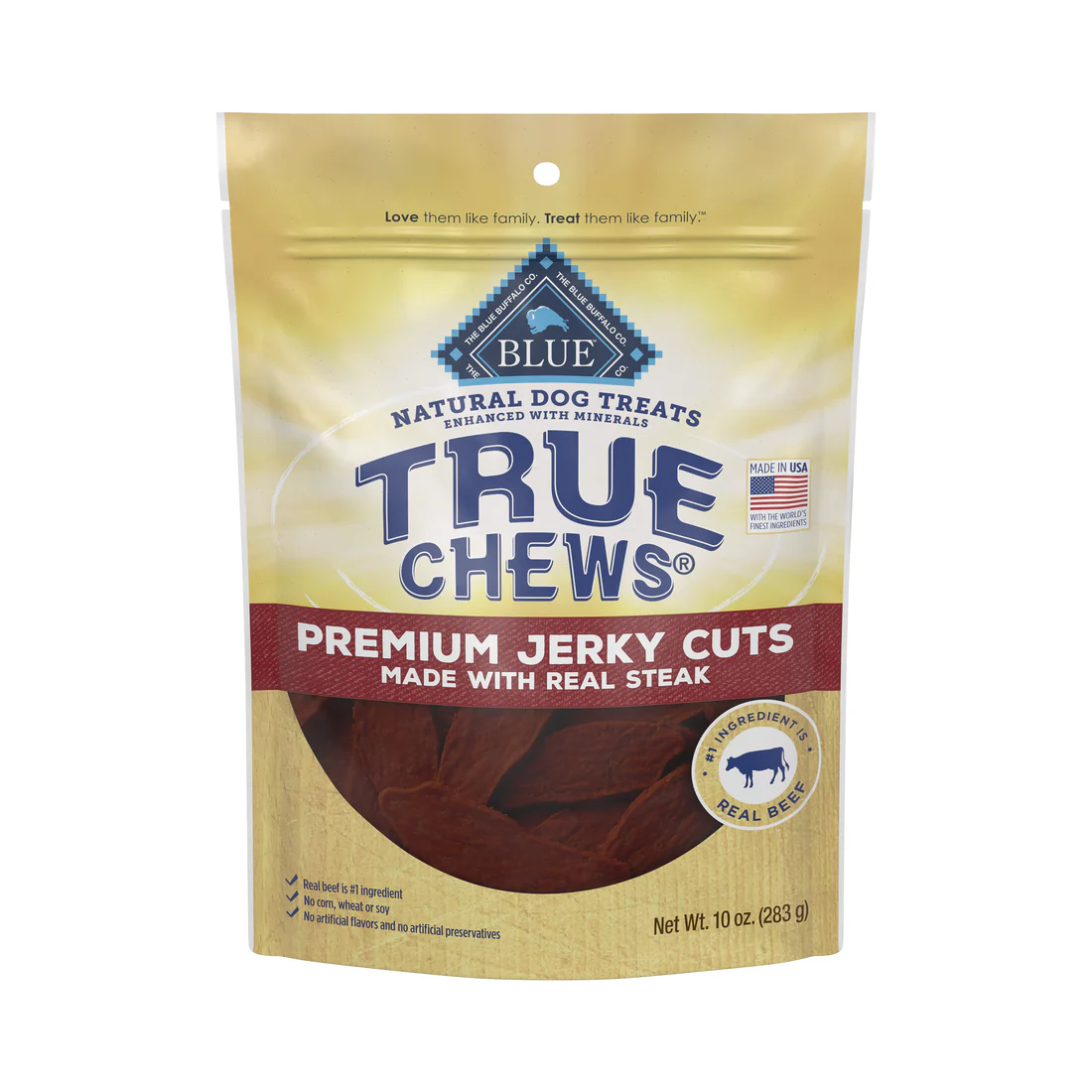 TRUE CHEWS STEAK JERKY 10oz - Budpants