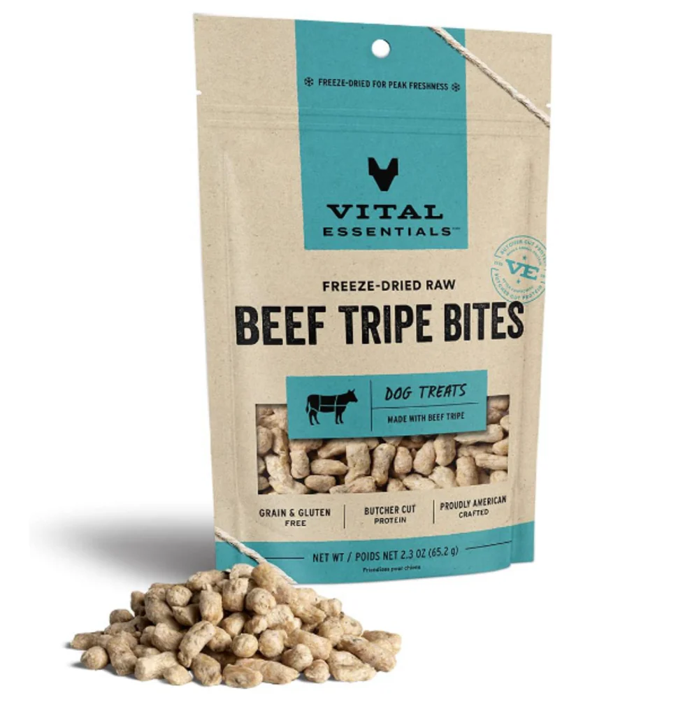 Vital Essentials Freeze Dried Beef Tripe Vital Treats for Dogs - Budpants